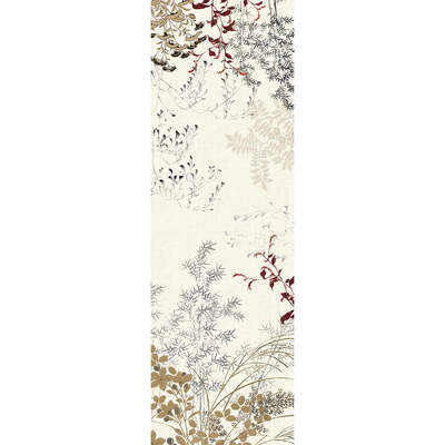 Bambous Parchemin Tablerunner, Cotton-Linen Blend
