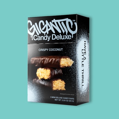 Crispy Coconut - 5 Mini Deluxe Candy Bars 3.00 oz