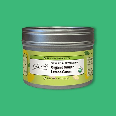 Organic Ginger Lemon Green - Loose Leaf Green Tea 0.70 oz image