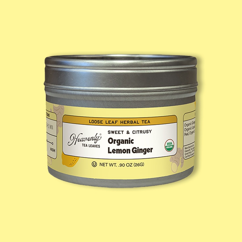 Organic Lemon Ginger - Loose Leaf Herbal Tea 0.90 oz image