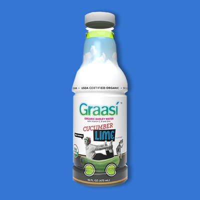 Cucumber Lime Organic Barley water 16 fl oz image