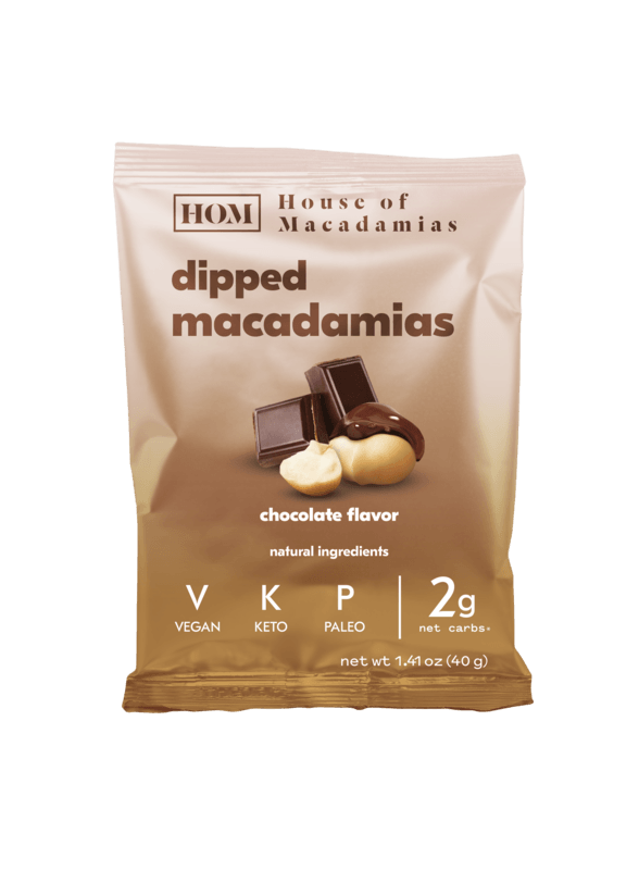 Chocolate Dipped Macadamia Nuts 1.41 oz (12 Pack) image