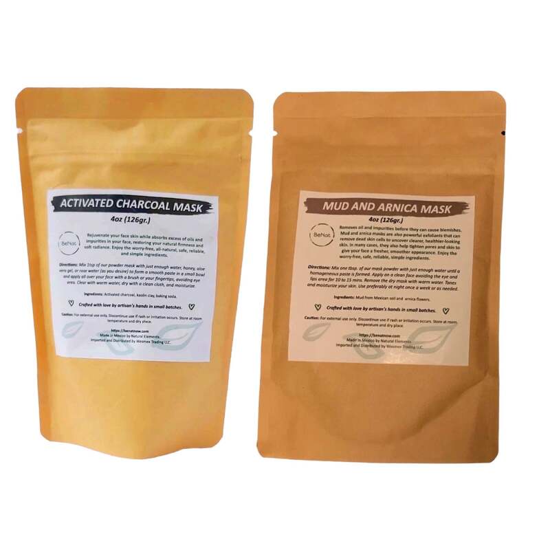 Activated Charcoal + Mud & Arnica Facial Masks Bundle image