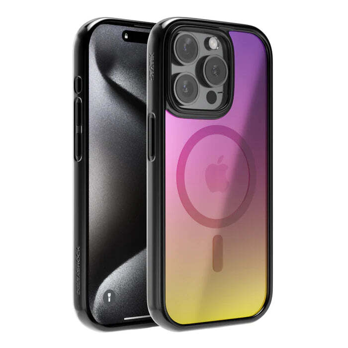 DeltaShock™ Case – 3× Military-Grade Protection, MagSafe Ready - Iridescent / 15 Pro image