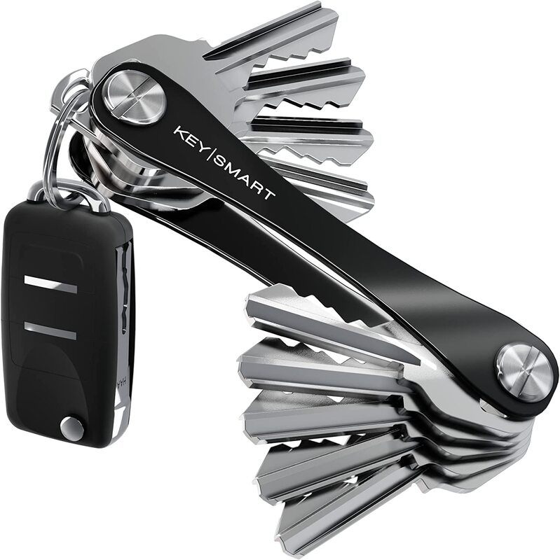KeySmart® Original | Compact Key Organizer | Holds Up To 8 Keys Black image