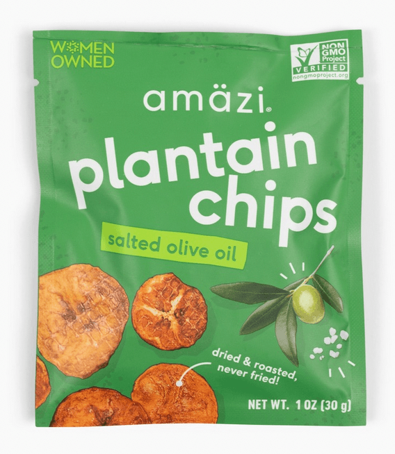 Salted Olive Oil Plantain Chips (Minis!) - 12 pack image