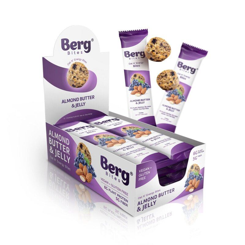 Berg Bites Almond Butter and Jelly - Box of 8 image