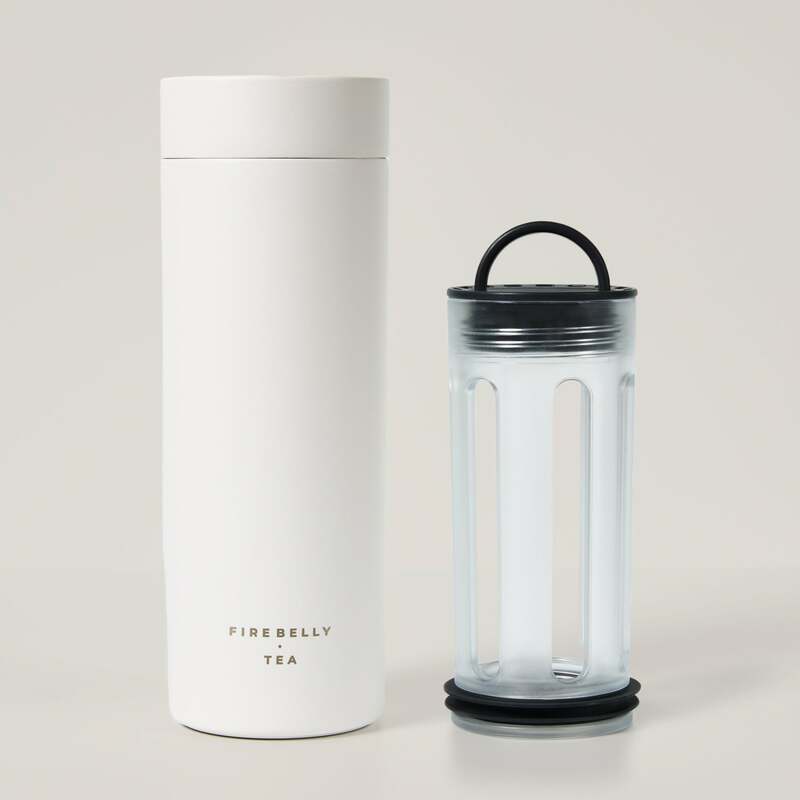 Stop-Infusion Travel Mug - White image