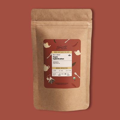 Organic English Breakfast - Compostable Pyramid Tea Bags, 5 Ct 0.35 oz image