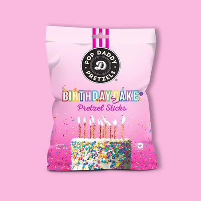 Birthday Cake Flavored Pretzel 3 oz image
