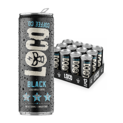 Black Cold Brew Coffee 24 Pack