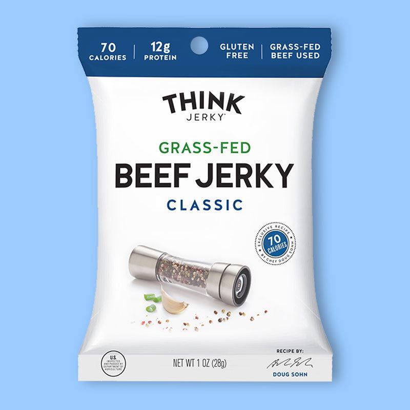Classic 100% Grass-Fed Beef Jerky 1 oz image