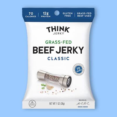 Classic 100% Grass-Fed Beef Jerky 1 oz image