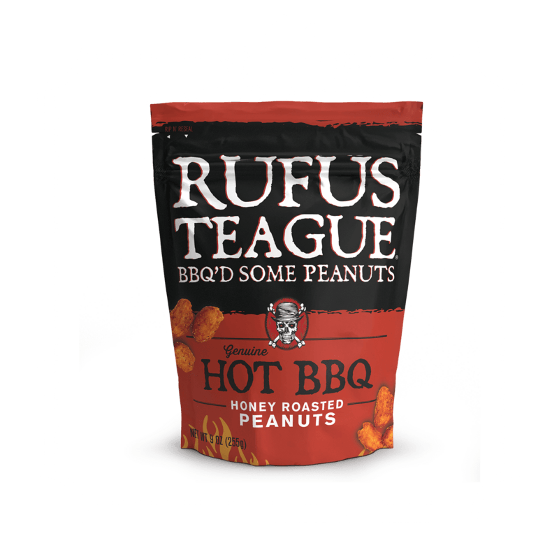 Hot BBQ Peanuts 12 Pack (9oz Pouches) image