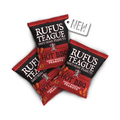 Hot BBQ Peanuts - 3 oz pouch 48 Pack (3oz Pouches)