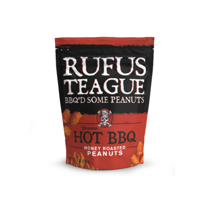 Hot BBQ Peanuts 6 Pack (9oz Pouches)