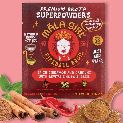 Fireball Basil Instant Broth Mix 0.3 oz image