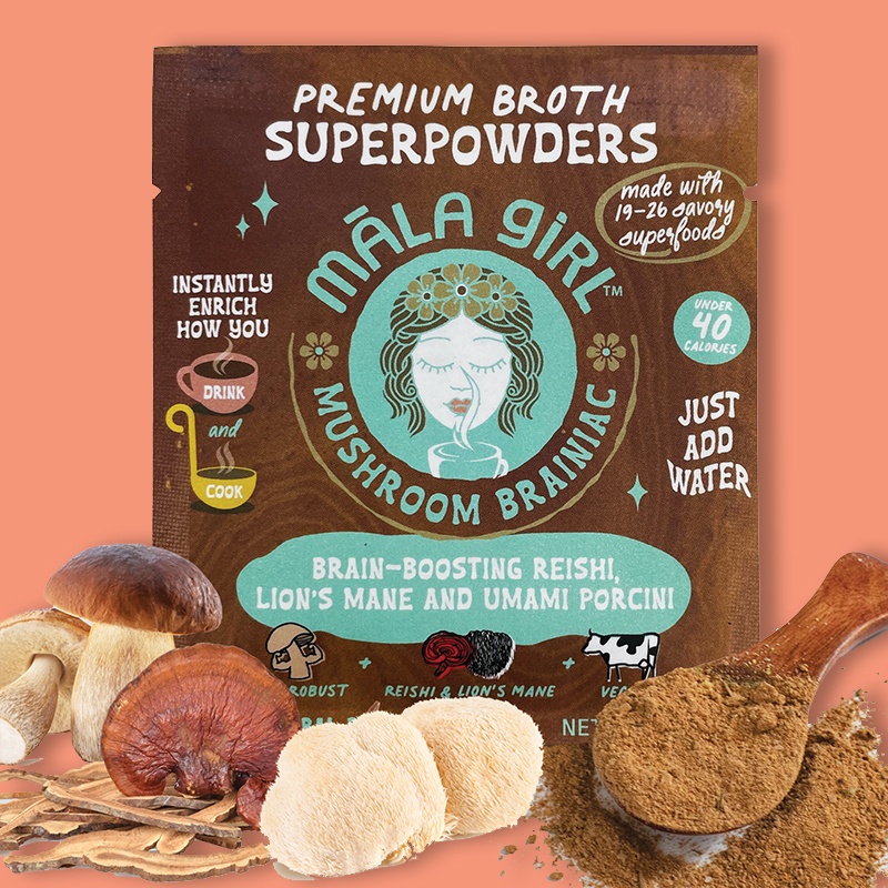 Mushroom Brainiac Instant Broth Mix 0.28 oz image