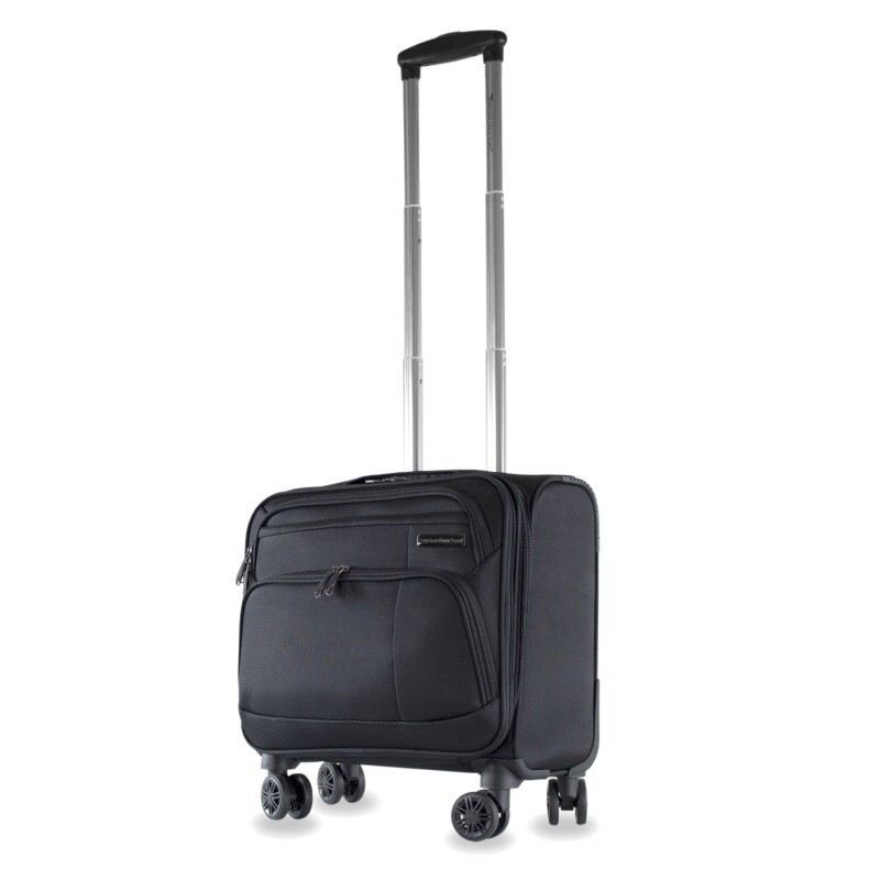 Jefferson Carry-On Spinner Briefcase, Black image