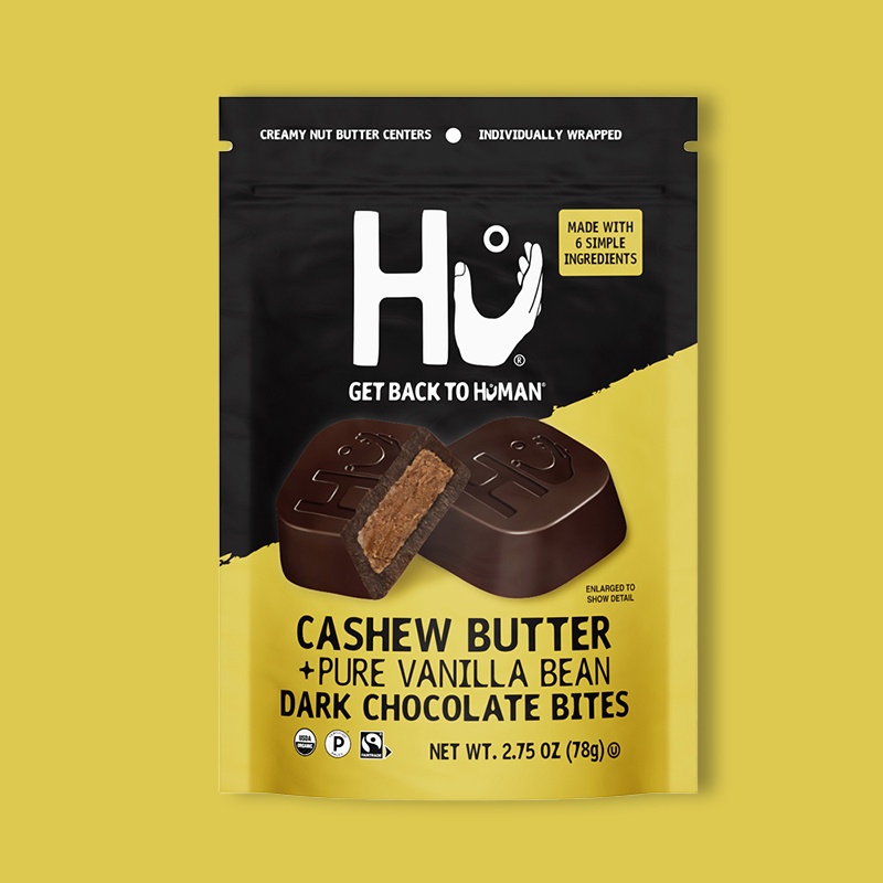 Cashew Butter + Pure Vanilla Bean Dark Chocolate Bites 2.75 oz image