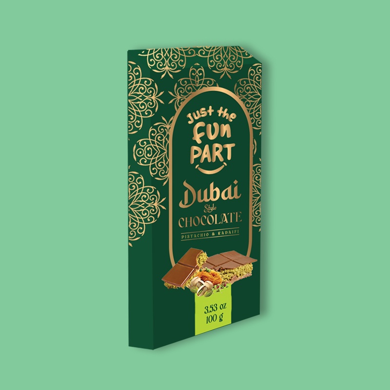 Dubai Style Chocolate Bar 3.53 oz image