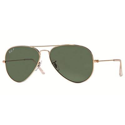 Original Aviator Polarized Sunglasses - (GoldPolarized Green) image
