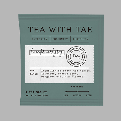 Lavender Earl Grey Individually Wrapped Tea Bag 0.70 oz