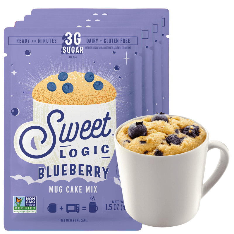 Keto Blueberry Mug Cake (4-Pack) Low Carb, Low Sugar, Gluten Free image