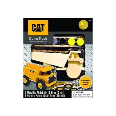 CAT Dump Truck Wood Paint Kit image