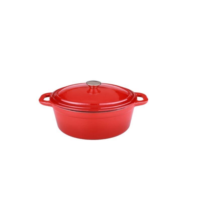 Neo Cast Iron Oval Covered Casserole - (Red) image