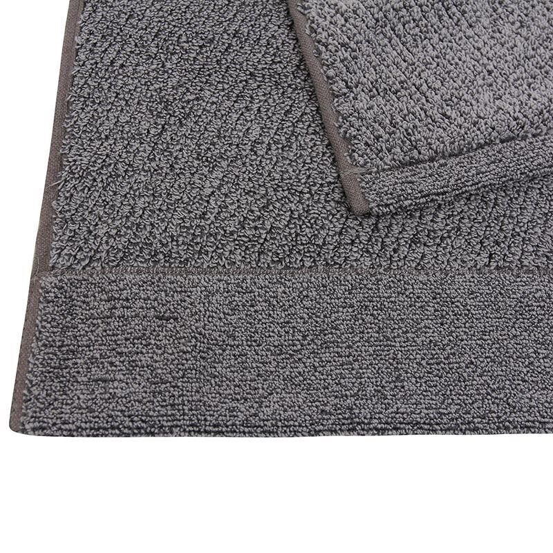 Tailored 2Pcs Set Bath Towel - (Charcoal) image