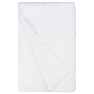 Tailored 2Pcs Set Bath Towel - (White)