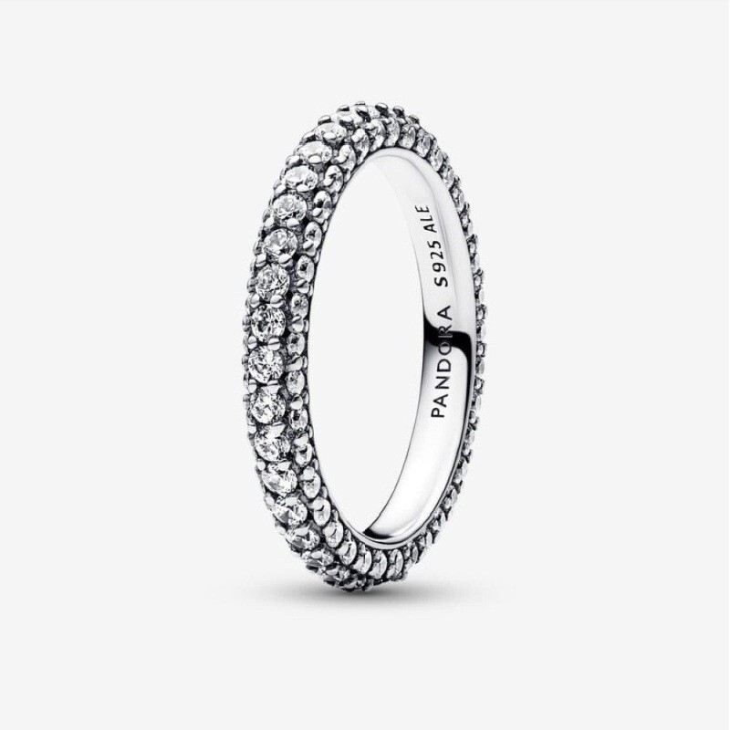Timeless Pave Single-row Ring, Size 8.5 image