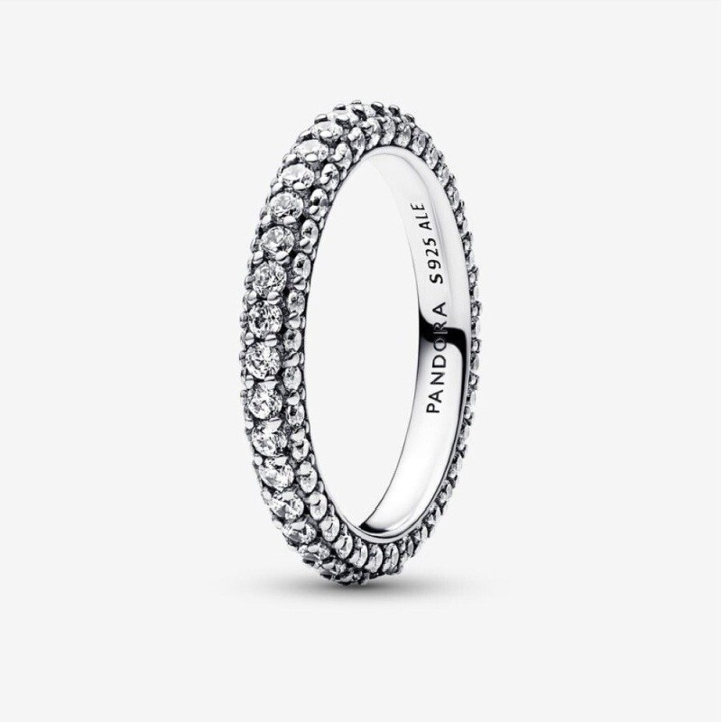 Timeless Pave Single-row Ring, Size 9 image