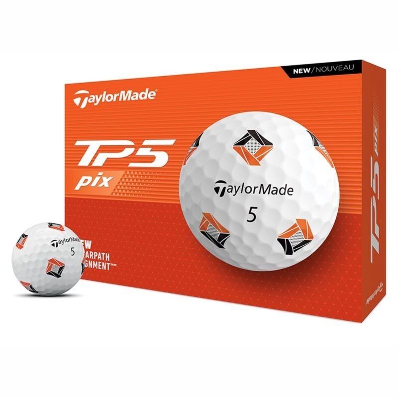 TP5 PIX White Golf Balls - (1 Dozen) image