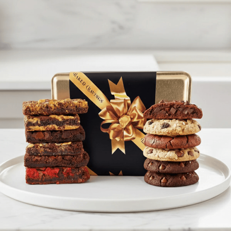 Cookie and Brownie Cravings Tin image