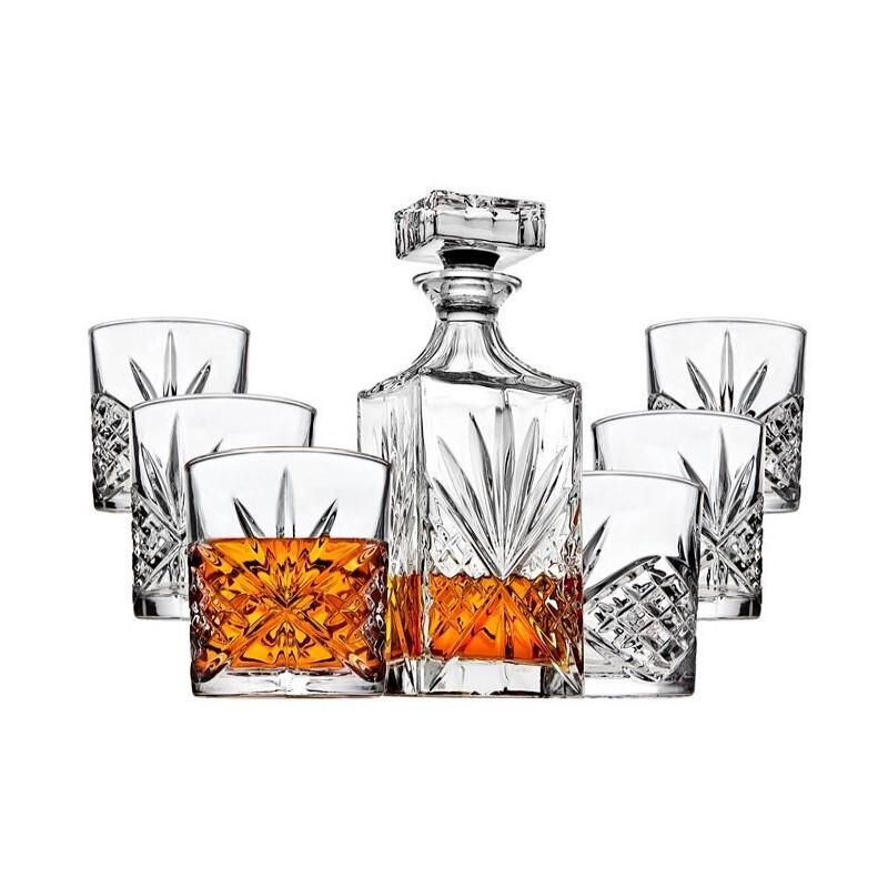 Dublin 7 Piece Whiskey Decanter Set image