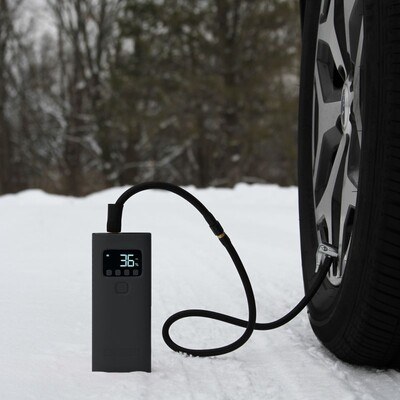 AirPro - Portable Air Compressor, 4,000mAh Power Bank and Flashlight Bundle