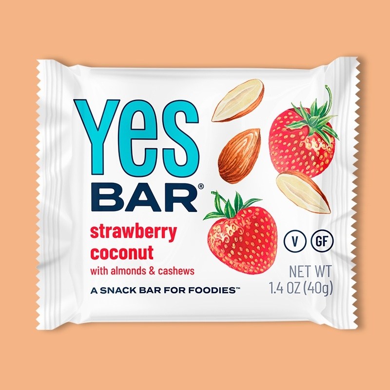 Strawberry Coconut Snack Bar 1.4 oz  image