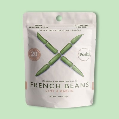 Steamed & Marinated French Beans - Lime & Garlic 1.76 oz image