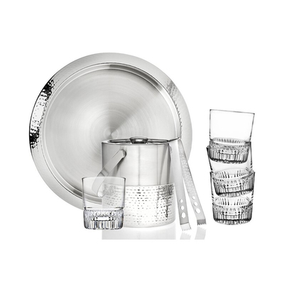 7 - Piece Hammered Bar Set image