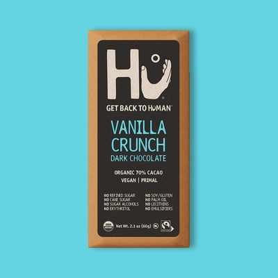 Vanilla Crunch Dark Chocolate Bar 2.1 oz