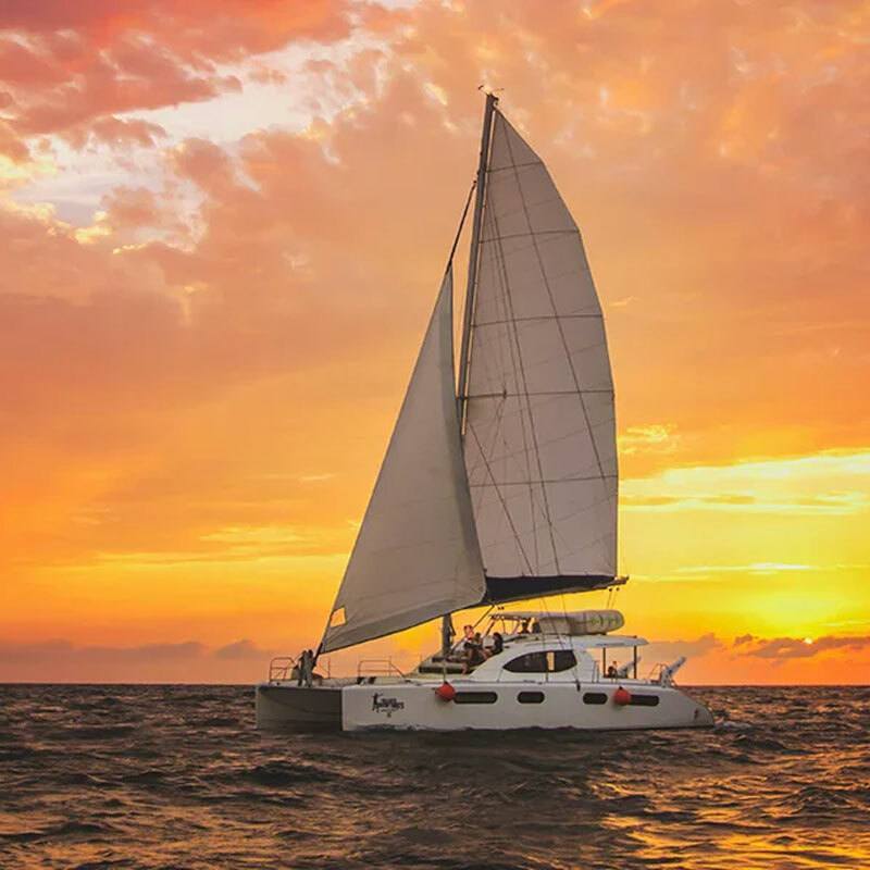 Cancun Sunset Sailing image