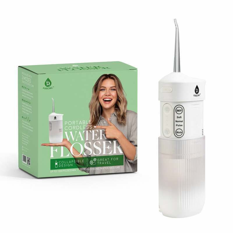 Portable USB Rechargeable Collapsible Water Flosser image