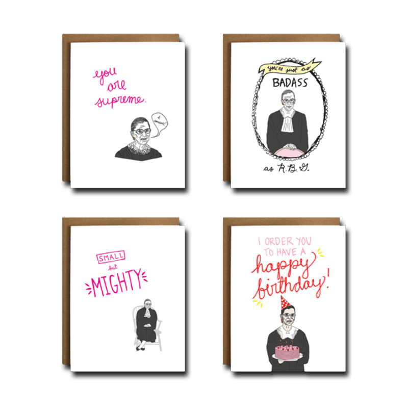 Ruth Bader Ginsburg Assorted Greeting Cards - Box Set-8 image