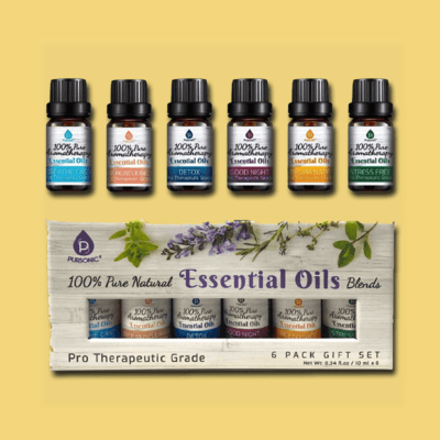 6 Pack of 100% Pure Essential Aromatherapy Oils Blends image