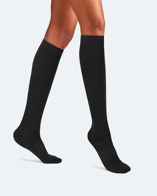 Bamboo Compression Socks- Black Eclipse - Small image