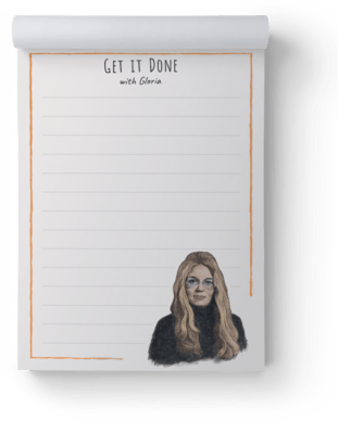 Gloria Steinem Get it Done Notepad image