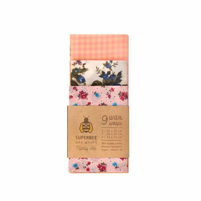 Beeswax Wraps “Ugly Wraps” Set of 9 Wraps - Mixed designs image
