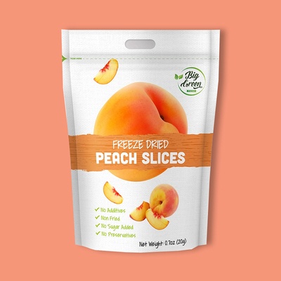 Freeze Dried Peach Slices 0.7 oz